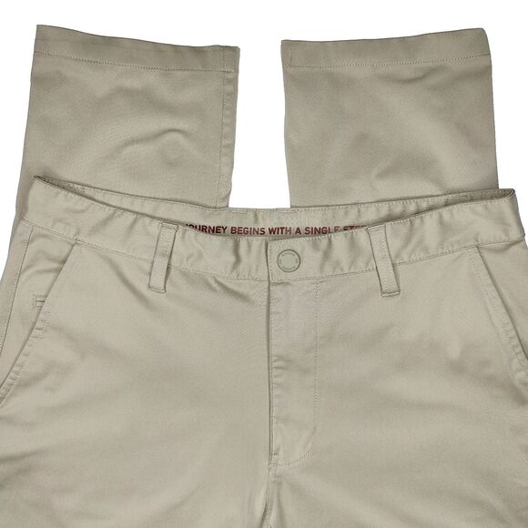 Rhone Commuter Pants Mens 31x28 Beige Slim Performance Golf Golfing Trouser - Picture 1 of 9